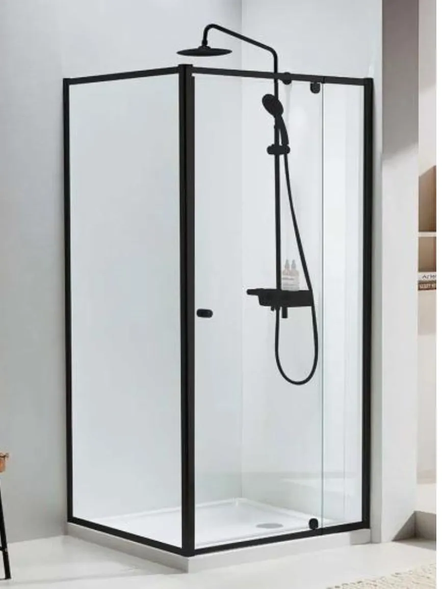 Glass shower cubicle installations