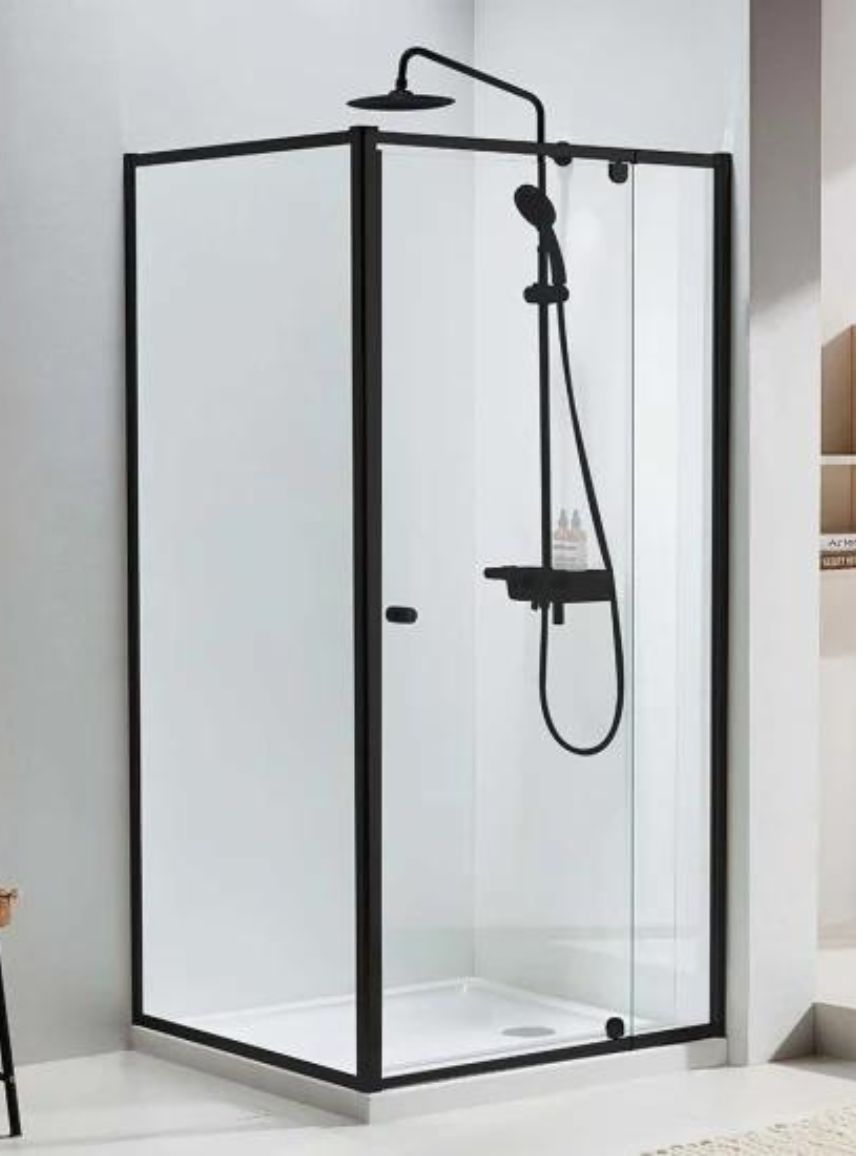 Glass shower cubicle installations